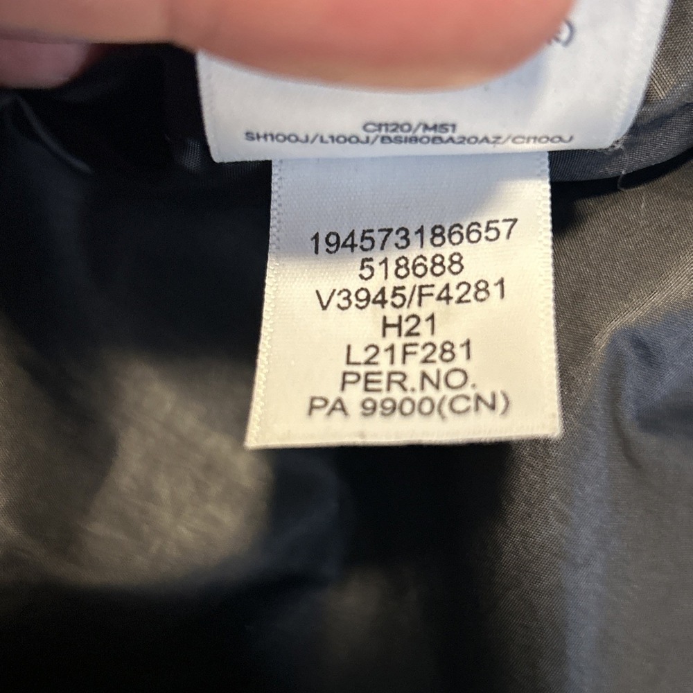 Lands' End Jacket Womens Black Puffer Down Full Zip Pockets Plus 2X 20W - 22W - Picture 6 of 14